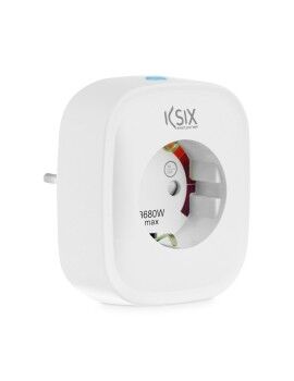 Tomada Inteligente KSIX Smart Energy Slim WIFI 250V Branco