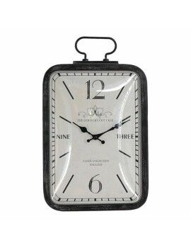 Relógio de Parede Versa VS-20460116 Metal Madeira MDF 45,5 x 6 x 25,5 cm Casual