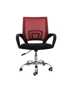 Cadeira de escritório Versa Preto Vermelho Multicolor 51 x 58 cm