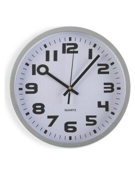Relógio de Parede Versa Plástico 3,8 x 25 x 25 cm