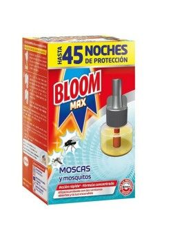 Anti-mosquitos Elétrico Bloom Bloom Max Moscas Mosquitos 45 Noite 1 Unidade 18 ml