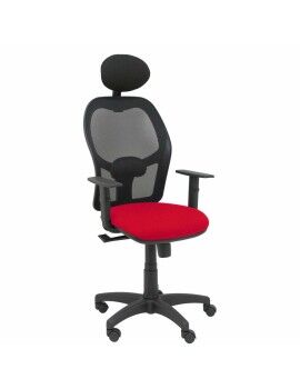 Cadeira de escritório com apoio para a cabeça Alocén P&C B10CRNC Vermelho