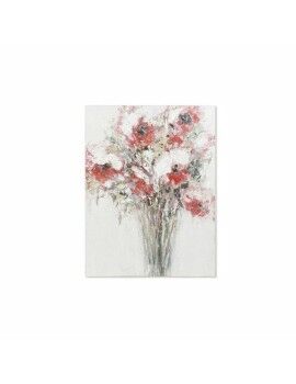 Cuadro DKD Home Decor Pintado a mano Flores (90 x 3 x 120 cm)