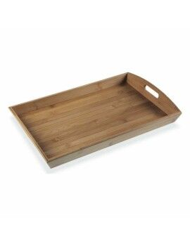 Bandeja Versa Madera Bambú 32 x 6,5 x 50 cm Negro