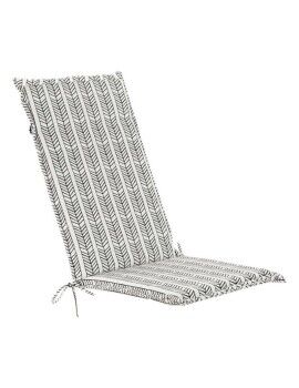 Almofada para cadeiras DKD Home Decor Branco Preto Multicolor 50 x 5 x 125 cm