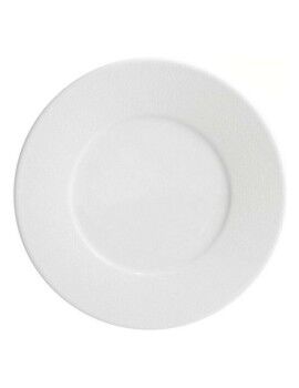 Plato de Postre Globe Sahara Porcelana Blanco (Ø 22 cm)