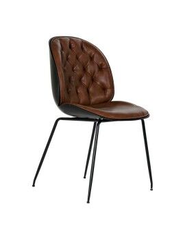 Cadeira DKD Home Decor Castanho Preto Multicolor 54,5 x 54 x 86 cm
