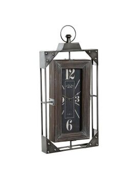 Reloj de Pared DKD Home Decor Loft Madera Hierro (29 x 6.5 x 61 cm)