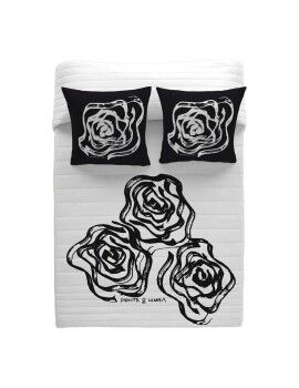 Capa de travesseiro Devota & Lomba CBROSASPANEL-blanco/negro_180 270 x 260 cm