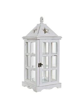 Farol DKD Home Decor Blanco Cristal Pino (21 x 21 x 51 cm)