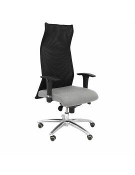 Cadeira de escritório Sahúco XL P&C LBALI40 Cinzento Cinzento claro