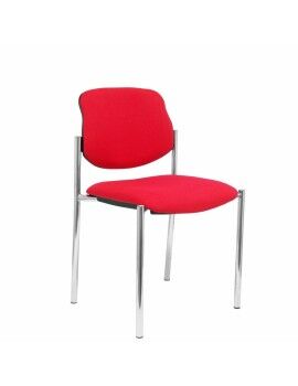 Cadeira de receção Villalgordo P&C BALI350 Pele sintética Vermelho