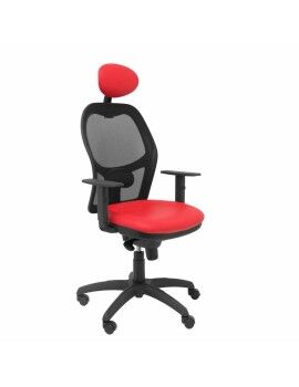 Cadeira de escritório com apoio para a cabeça Jorquera malla P&C SNSPRJC Vermelho