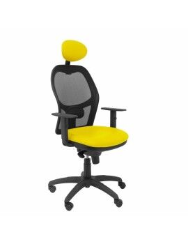 Cadeira de escritório com apoio para a cabeça Jorquera malla P&C SNSPAMC Amarelo