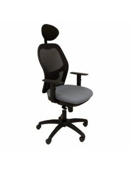 Cadeira de escritório com apoio para a cabeça Jorquera P&C ALI220C Cinzento