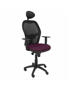Cadeira de escritório com apoio para a cabeça Jorquera P&C ALI760C Roxo