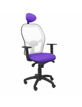 Cadeira de escritório com apoio para a cabeça Jorquera P&C BALI82C Roxo Lilás