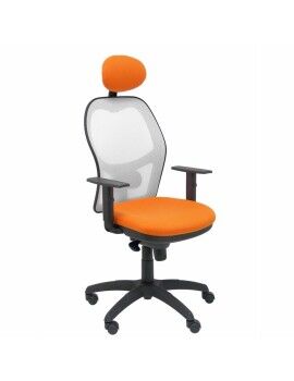 Cadeira de escritório com apoio para a cabeça Jorquera  P&C ALI308C Laranja