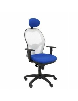 Cadeira de escritório com apoio para a cabeça Jorquera  P&C ALI229C Azul