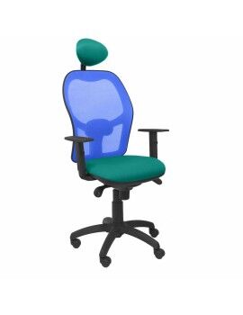 Cadeira de escritório com apoio para a cabeça Jorquera  P&C BALI39C Turquesa