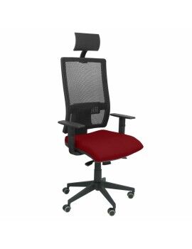 Cadeira de escritório com apoio para a cabeça Horna bali P&C BALI933 Vermelho Grená