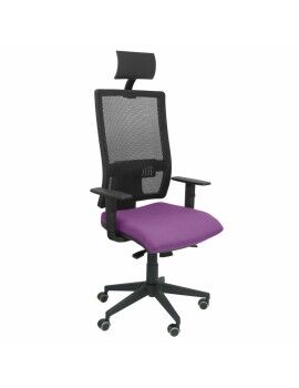Cadeira de escritório com apoio para a cabeça Horna P&C SBALI82 Roxo Lilás