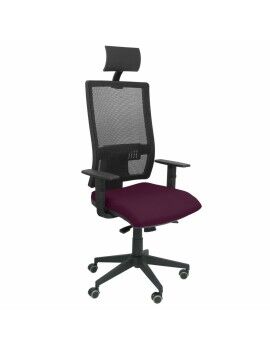 Cadeira de escritório com apoio para a cabeça Horna  P&C BALI760 Roxo