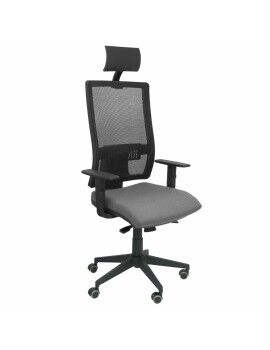 Cadeira de escritório com apoio para a cabeça Horna bali P&C SBALI40 Cinzento Cinzento claro