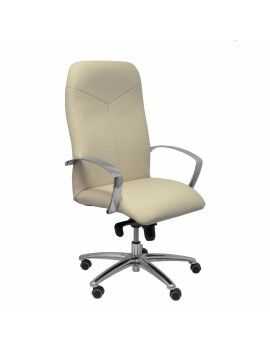 Cadeira de escritório Caudete similpiel P&C 5DBSP02 Branco Creme