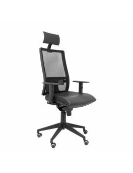 Cadeira de escritório com apoio para a cabeça Horna P&C SPIELNE Preto