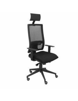 Cadeira de escritório com apoio para a cabeça Horna bali P&C BALI840 Preto