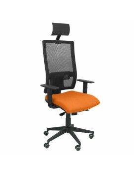Cadeira de escritório com apoio para a cabeça Horna bali P&C BALI308 Laranja