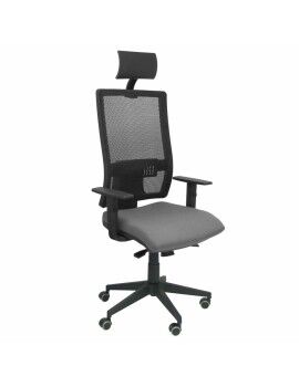 Cadeira de escritório com apoio para a cabeça Horna bali P&C BALI220 Cinzento
