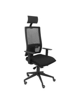 Cadeira de escritório com apoio para a cabeça Horna Bali P&C LI840TK Preto