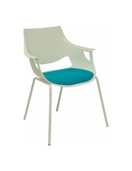 Cadeira de receção Saceruela P&C 1 Azul Branco (3 uds)