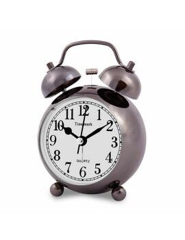 Relógio-Despertador Timemark Cinzento (9 x 13,5 x 5,5 cm)