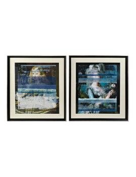 Cuadro DKD Home Decor CU-180444 86,6 x 4 x 100 cm Arte Moderno (2 Unidades)