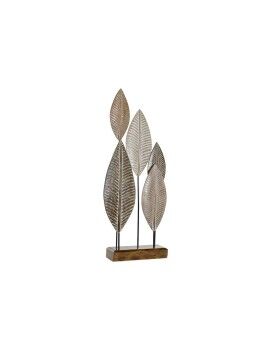 Figura Decorativa DKD Home Decor Bambú Hierro Hojas (33 x 10 x 81 cm)