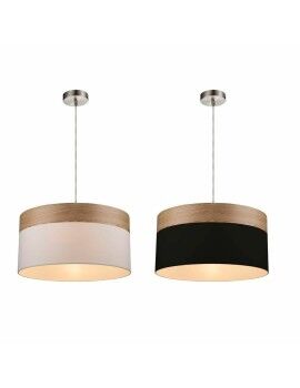 Lámpara de Techo DKD Home Decor Blanco Negro Multicolor Plateado Natural Metal 50 W Scandi 220 V...