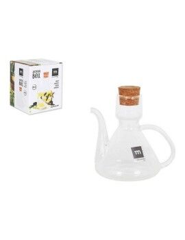 Aceitera La Mediterránea Bell Vidrio de Borosilicato Con Tapa Silicona (125 cc)