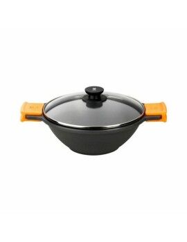 Sartén BRA Braisogona_A272028 Negro Negro/Naranja Metal Aluminio Ø 24 cm Ø 28 cm