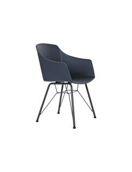 Cadeira DKD Home Decor Azul Preto Azul Marinho 56 x 53 x 81 cm 56 x 51 x 81,5 cm