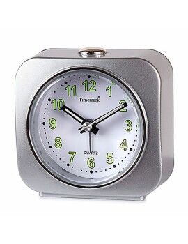 Relógio-Despertador Timemark Azul Prateado Plástico