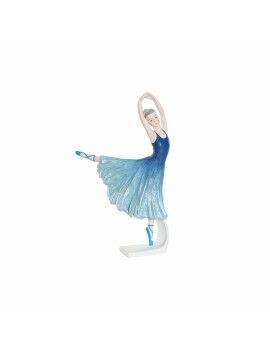 Figura Decorativa DKD Home Decor Azul Romântico Bailarina Ballet 13 x 6 x 23 cm