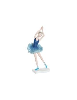 Figura Decorativa DKD Home Decor Azul Romântico Bailarina Ballet 11 x 6 x 23 cm