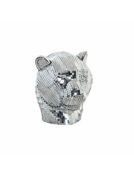 Figura Decorativa DKD Home Decor Plateado Leopardo Resina (31 x 27 x 32 cm)