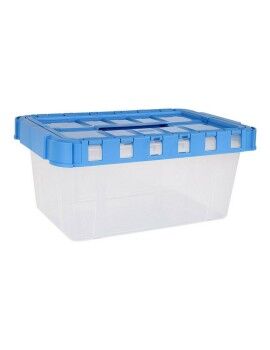 Caja de Almacenaje con Tapa Double Transparente Antracita (5 L)