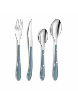 Cubertería Amefa Bistro Azul Metal (24 pcs)