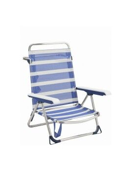 Cadeira de Praia Alco 6075ALF-1556 Alumínio Múltiplas posições Dobrável 62 x 82 x 65 cm