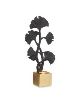 Figura Decorativa Negro Flores poliresina (7,7 x 36,3 x 16,5 cm)